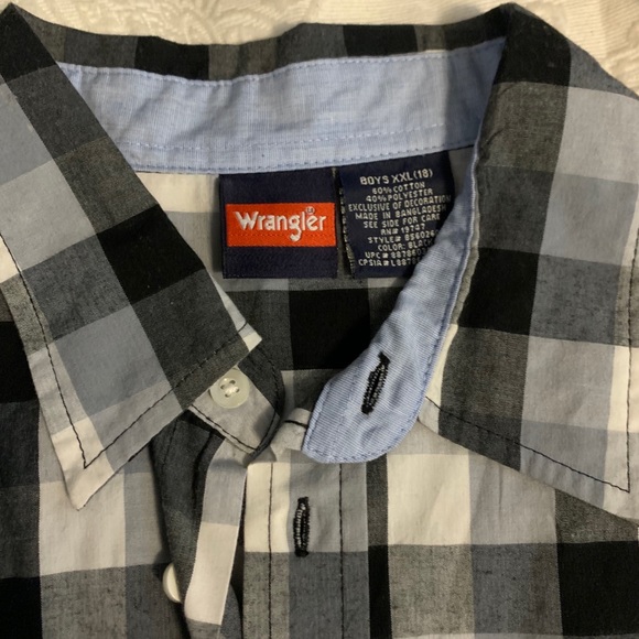 Wrangler Other - Wrangler Button Up Longsleeve BOYS